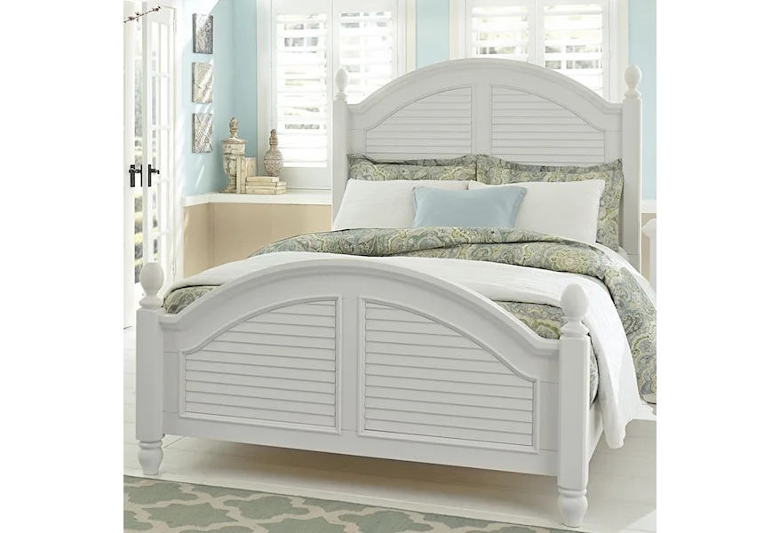 Summer House Queen Poster Bed by Liberty Furniture at Esprit Decor Home Furnishings